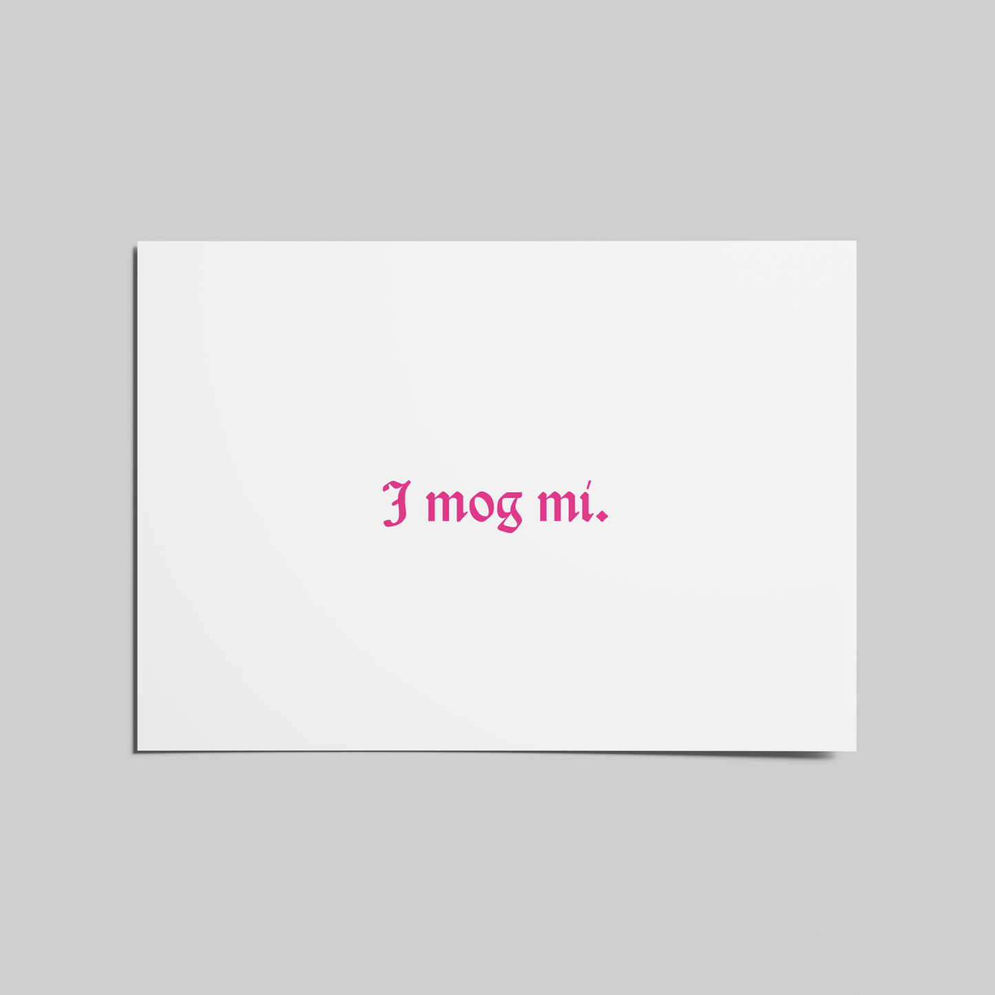 I mog mi − einzelne Postkarte