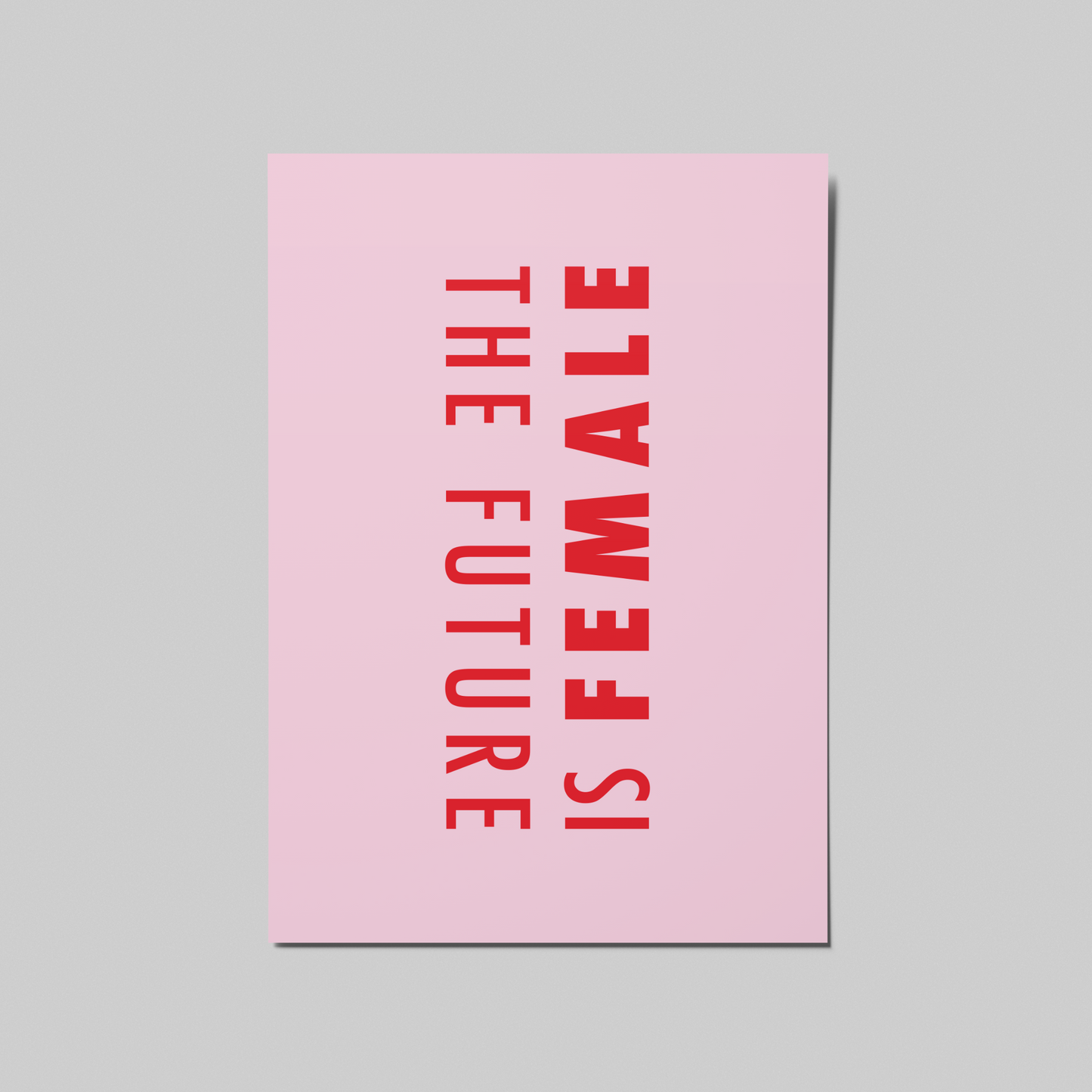 THE FUTURE IS FEMALE − einzelne Postkarte