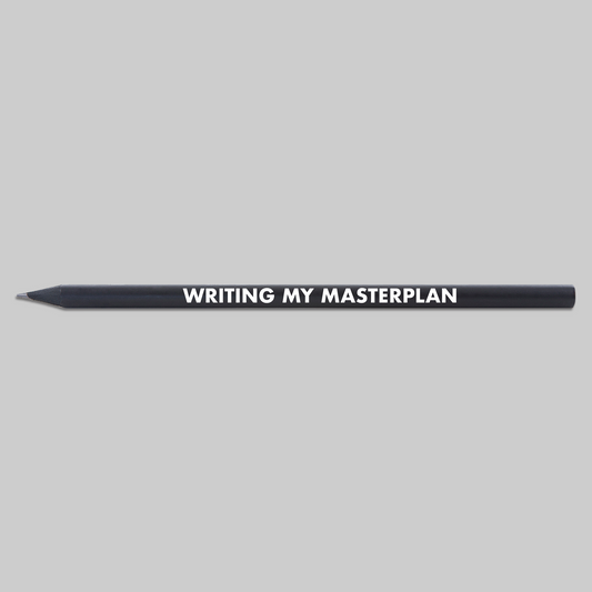 WRITING MY MASTERPLAN Bleistift